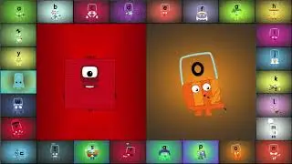 Alphablocks (A-Z) vs. Numberblocks (1M-10M): Sound Wave Survival Game!