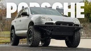 Projet Cayenne OFF ROAD Episode 4 - j&rsquo;installe le GROS pare chocs Tubulaire AKI OVERLAND