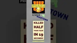 😱 FAST ELIMINATIONS in PROP HUNT! (BO4) #gaming