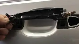 Audi Quattro 2016 and later driver side door handle remove and reinstall.