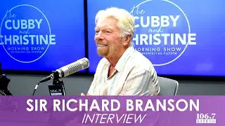 Sir Richard Branson Talks Going Into Space And Launching Brilliant Lady Ship With Virgin Voyages