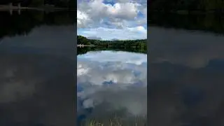 Cloud reflection on the lake