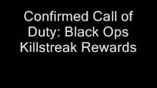 Call of Duty Black Ops Confirmed Killtreaks