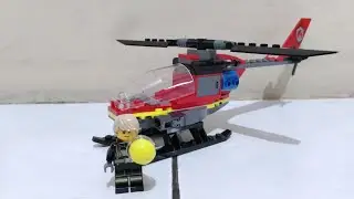 Lego City 60411 Fire Rescue Helicopter | Speed Build