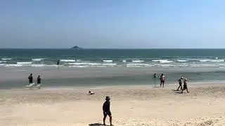 Khao Tao Beach at noon Hua Hin หาดเขาเต่า หัวหิน