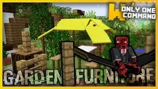 Minecraft - Garden Furniture with Only Two Command Blocks (Gazebos, Hammocks & more!)