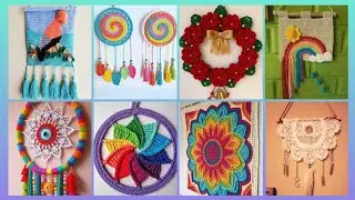 Most beautiful stylish crochet wall hanging  ideas for 2025
