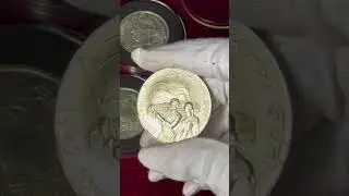 1972 - ₹10 SILVER COIN | 25 years of Independence | Bombay mint #numismatics #silver #stacking