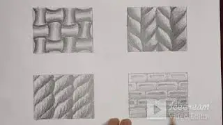 Doku çalışması yapay doku 4 # How to draw textures#  Doku Çizgi # Görsel Doku