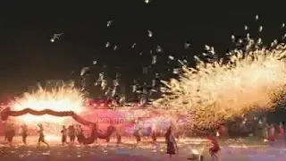 Chongqing fire dragon sparkles in Taiwan