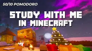 Study/Work With Me Minecraft | 50/10 Pomodoro | Keyboard Sounds ASMR