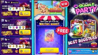 FREE! SE Booster/(3 Solo+1 Rumble Party) Crazy Columns+Rainbow🌈/Hot Color/Vertical Rush+Gimme Green💚