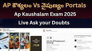AP Kaushalam Exam 2026 LIVE 🔴 | All Doubts Cleared | Naipunyam Portal & Profile Process 2026