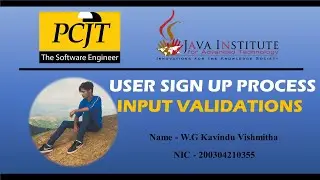 E-commerce Web Application Sign Up Process & Validation | eShop Web Project Task 02 | Java Institute