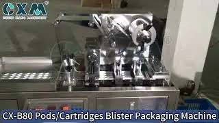 CX-B80 Pods & Cartridges Blister Machine | Precision Sealing & High Output