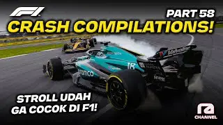 ADIK KAKAK BANTENG MERAH GA AKUR, MALAH SALING TABRAKAN!😬- F1® Crash Compilations 58 (PC) Indonesia