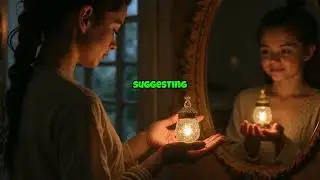 A Starlit Journey: The Kitten and the Magical Lantern