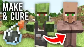 How To Make Splash Potion Of Weakness To Cure Zombie Villager - Full Guide