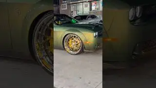 Drop-Top Convertible Widebody Dodge Challenger Hellcat on 24&rsquo;s Forgiatos