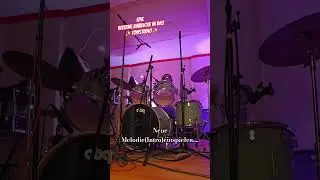Daniel und Ich nehmen Dich mit ins Tonstudio Teil 22🫵🏼#shorts #session #drumming #piano #short