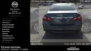 Used 2016 Nissan Altima | Techno Motors , Danbury , CT - SOLD
