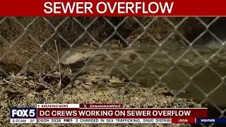 DC Water crews work to contain major sewage spill