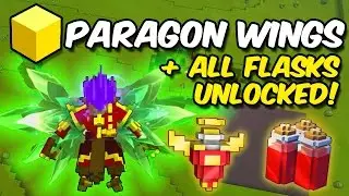 Wondrous Paragon WINGS | Buying all Flasks in Trove