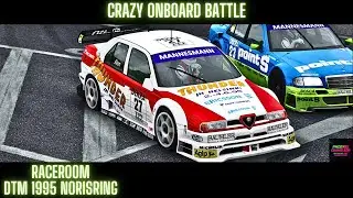 OLD SCHOOL RACING: RaceRoom DTM 95 Norisring Crazy Onboard Battle