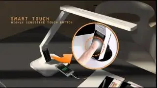 Lampat Dimmable LED Desk Lamp, 4 Lighting Modes(Reading/studying/relaxation/bedtime)