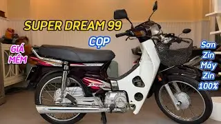 Honda Super Dream 99 tem hồng . Một đời chủ . Chính chủ . Máy zin đầu nồi chưa rớt . Sơn zin đẹp