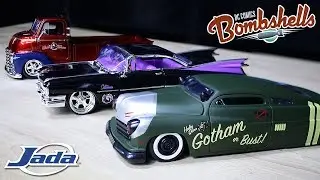 Литые металлические машинки DC Bombshells | Игрушки Jada