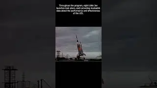 RARE 4k Footage: PROJECT MERCURY!! LITTLE JOE LAUNCHES!! 🚀 (AI Enhanced) #shorts #short