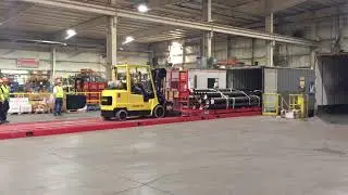 20+ Tons of Steel Pipe Containerized with the Mobile Transport Tray (MTT)