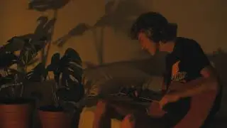 Alison by slowdive on an upside down right-handed guitar