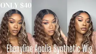 OUTRE SLEEK LAY APOLIA SYNTHETIC WIG INSTALL + REVIEW