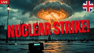You are listening to the Radio when WW3 begins in the UK | Sleep ambience | EAS NUCLEAR STRIKE!