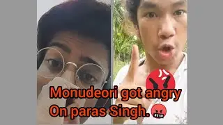 #@Monudeori got angry🤬#The way @paras Singh insult our honorable MLA of Arunachal Pradesh.