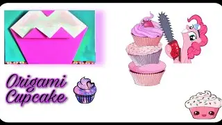 Origami Cupcake Tutorial |How to Make A Paper Cupcake |EASY ORIGAMI |PAPER IN ACTION