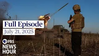 PBS News Hour West live episode, July 21, 2025