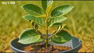 Apple Tree Growth | Day 1 to Day 100 | Satisfying Timelapse