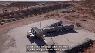 Underground ramp-up charges to plan