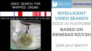 Real Time Intelligent Video Search at the edge, on Renesas RZ/V2H