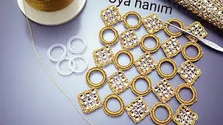 601-Metre boncuktan salon takımı yapılışı
