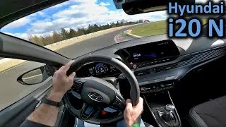 2023 Hyundai i20 N | POV drive at racing circuit | Autodrom Most