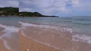 Don`t Worry Beach Happy 🤔 🏝️ 😊 Goodbye Strain & Relax 👋 🧘🏼&zwj;♂️🧘🏼&zwj;♀️with the Sound of Ocean Waves 🔊 🌊