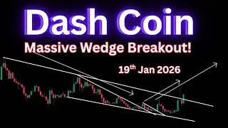 Massive Wedge Breakout! of Dash Coin |  Dash Price Prediction 2026 & Technical Analysis!