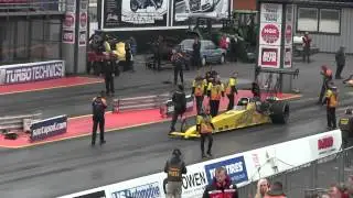 Santa Pod, Main Event 2015. Top methanol Dragster Q1