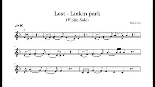Lost - Linkin Park (Violin Sheet Music) + PDF