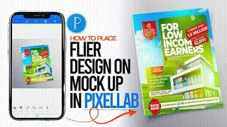Place Flyers on Mockups Like a Pro Using PIXELLAB