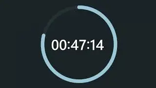 1 hour timer countdown // 60 minutes TIMEOUT